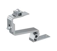 Fischer RH 40-52 H AL 10 crochets en aluminium pour toits de tuiles, 3 réglages, greffage horizontal, pour profils de panneaux solaires photovoltaïques, 571742