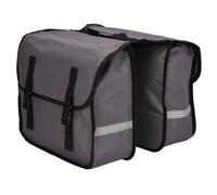 Fischer Sac Porte-Bagages 24L 2 Compartiments Gris Polyester Sac Vélo