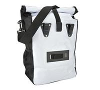 Fischer Bikes Sacoche pour porte-bagage 86264 Blanc/Noir - 18 l (4×32×41 cm)