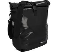 Fischer Sacoche de Porte-Bagages de vélo - Sac à bandoulière avec réflecteur - 18 l - Imperméable - Noir