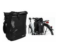 FISCHER Sacoche de vélo type coursier, noir Noir G