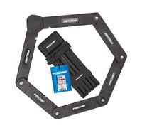 Fischer Schloss Antivol Pliable Unisexe-Adulte, Noir, 85 cm