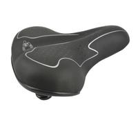 FISCHER Selle pour vélo de randonnée Elastomer, noir / blanc