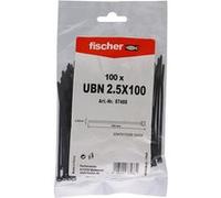 fischer Serre-câble UBN 2.5x100 noir, 87488 Noir G