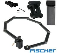 FISCHER Serrure Pliable Protec XL 110Cm Support Vélo Serrure Long 1-2 Vélos