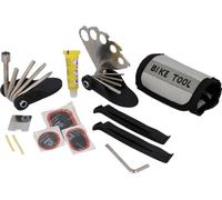 FISCHER Set d'outils pour vélo & kit de réparation 32 pièces