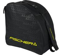 Fischer Alpine ECO Sac à chaussures de ski avec bandoulière rembourrée réglable Noir/jaune 40 x 41 x 24 cm