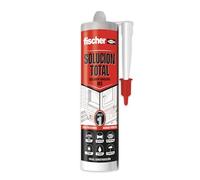 fischer - Solution totale grise 290 ml | Haute élasticité et adhérence | Usage intérieur et extérieur | Peint et résistant aux UV | Pour construction, automobile et plafonds