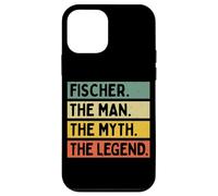 Fischer The Man The Myth The Legend Citation personnalisée Amusante Coque pour iPhone 12 Mini