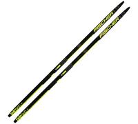 Pack ski de fond." Fischer Twin Skin Pro Medium 24 + Fixations - Mixte - Noir / Jaune - taille 197 - modèle 2024