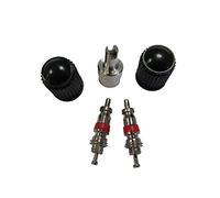 FISCHER Unisexe - Adulte Kit Valve Auto avec Outil 5 Pièces Noir/Argent Normal