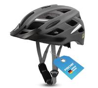 Fischer Bikes Casque vélo Urban Levin Unisexe gris/noir L/XL 58-61 cm