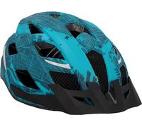Fischer Urban Plus NY Casque de vélo pour Adulte Bleu Taille S/M 52-59 cm avec feu arrière LED intégré