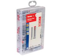 fischer Valisette Profi-Box – Chevilles Bi-Matières DuoHM pour corps creux, vis TX, 52 pièces
