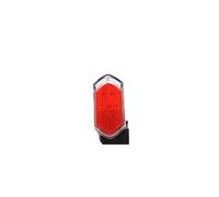 Fischer Vélo Dynamo Feu arrière LED pour Garde-Boue et Fixation de Baleines avec réflecteur intégré Protection IP44, approuvé StVZO