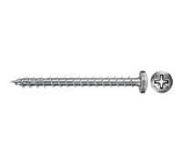 fischer fischer Vis PowerFast II FPF II PZF 6,0x70 BC 50 Tête cylindrique bombée, empreinte PZ, zingué blanc, filetage total Quantité:50