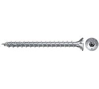 fischer - Vis à bois PowerFast II 3,5x16 Tête fraisée, empreinte TX, zingué blanc, filetage total/Boite de 1000