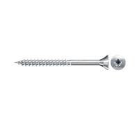 fischer Vis aggloméré tête fraisée 5,0 x 80 mm galvanisé bleu filetage intérieur