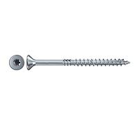 fischer - Vis de charpente Power-Fast 10,0x260, tête fraisée, empreinte TX, zingué blanc, filetage partiel/Boite de 50
