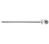 fischer - Vis de charpente PowerFast FPF II ST25P 5,0x60 revêtement zingué, Filetage partiel, tête fraisée Plate avec Empreinte Torx T25 / Boîte de 200