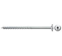 fischer - Vis de charpente PowerFast FPF II WTP 6,0x100 revêtement zingué, Filetage partiel, tête Disque avec Empreinte Torx/Boîte de 100