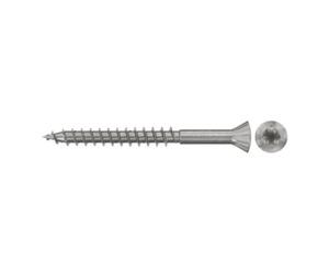 fischer Vis de façade fischer FFSII-RT6 5,0 x 60 A2P 200 Tête fraisée, empreinte TX, inox A2, filetage partiel Quantité:200
