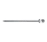 Fischer Vis PowerFast II FPF II CTP 6,0x260 Tête fraisée TX Zingué blanc Filetage partiel 25 pièces