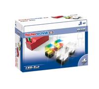 Fischertechnik - 533877 - Set Complémentaire - Plus - LED Set, White | Kit d'accessoires de construction 533877, effets lumineux captivants, compatible avec les circuits à billes fischertechnik