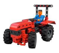 fischertechnik 544617 - Jouet de Construction Tracteur à partir de 7 Ans - 3 modèles agricoles sur Le thème des tracteurs - Les véhicules du kit de Construction Ont Une Articulation réaliste