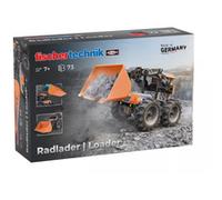 Fischertechnik Jeu de construction Loader 576106 – Chargeuse sur pneus à assembler dès 7 ans Orange