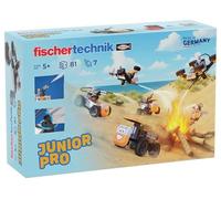 fischertechnik Junior Pro 576100 - Jeu de Construction pour Enfants, 7 modèles à Construire, Dont Un Camion de Pompier, dès 5 Ans, Orange