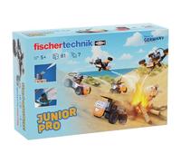 fischertechnik Junior Pro 576100 - Jeu de Construction pour Enfants, 7 modèles à Construire, Dont Un Camion de Pompier, dès 5 Ans, Orange