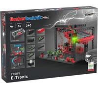 fischertechnik Profi E-Tronic 559883 - Jeu éducatif électronique, kit de Construction pour Enfants, à partir de 9 Ans, Noir