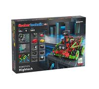 fischertechnik Robotics Hightech 559895 - Robots programmables et télécommandés équipés d'un Module IA, pour Enfants, kit de robotique pour Construire 9 modèles, à partir de 10 Ans