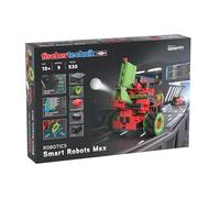 fischertechnik Smart Robots Max 564111 - Kit de construction de robots : Robots programmables et télécommandés, 9 modèles, à partir de 10 ans, Rouge