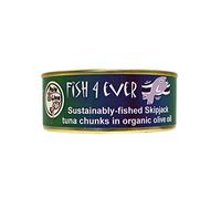 Fish 4 Ever Skipjack Morceaux de thon à l'huile d'olive, 160 g