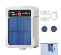 Fish Aerator Pump, Portable Air Pump, Solar USB Rechargeable Waterproof Oxygen Supply, for Aquarium Tank Fishing Bucket Live Bait Lake River Indoor Outdoor Oxygenation Use 5.12x3.94x1.57 inches