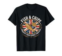 Fish and Chips Fièrement Fried Since Forever T-Shirt