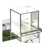 Fish Aquarium Tank - Small Transparent Fish Elevator, Vacuum Inverted Water Viewers with Mounting Brackets, Sturdy Acrylic Defying Tunnels, Ideal for Betta Guppy Habitats