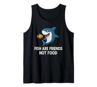 Fish are Friends Not Food - Amoureux de la Faune et des Requins Amoureux de la mer Débardeur