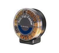 Fish Automatic Feeder - Food Dispenser System, Moisture Resistant Storage Chamber, Reliable Timed Feeding Device, Easy Setup | Aquarium Management, Holiday Support, Indoor Pets, Outdoor