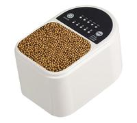 Fish Automatic Feeder, Large Capacity Auto Feeders for Small Tank, ABS Smart Timer Feeding Accessories for Outdoor Ponds Vacation Pet Catfish, 11.5x8x7cm