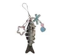 Fish Bag Charm, Porte-Clés Poisson Élégant, Accessoire Mode, Design Raffiné, Décoration Pour Sacs Et Clés, Léger Et Facile À Attacher, Idéal Pour Un Look Tendance