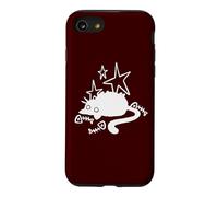 Fish Bones Stargazing Chat joufflu Paresseux des années 90 Y2K Coque pour iPhone SE (2020) / 7/8