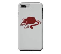 Fish Bones Y2K 90s Lazy Chubby Tomcat Cat Coque pour iPhone 7 Plus/8 Plus