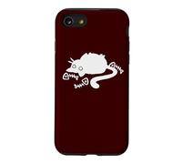Fish Bones Y2K Lazy Chubby Cat Tomcat des années 90 Coque pour iPhone SE (2020) / 7/8
