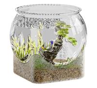 Fish Bowl Vase Planter, Floral Container, Centerpiece, Decor