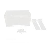 Fish Breeding Isolation Box Transparent Mesh Side Fish Tank Incubator for Aquarium Small Fish Premium Acrylic Material with Adjustable Hook for Easy Installation and Protection (23 * 11 * 12CM)