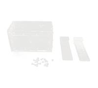 Fish Breeding Isolation Box Transparent Mesh Side Fish Tank Incubator for Aquarium Small Fish Premium Acrylic Material with Adjustable Hook for Easy Installation and Protection (17 * 9 * 10CM)