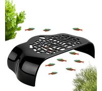 Fish Cave Aquarium - Abri de cachette évidé, sanctuaire Souterrain d'élevage de Poissons et de crevettes | Accessoire de décoration de réservoir d'aquarium pour Habitat intérieur de Reptiles